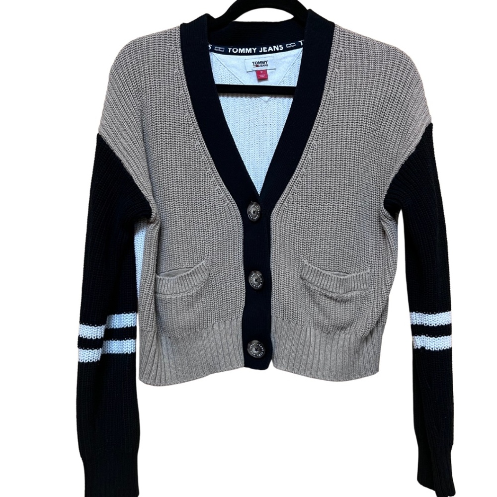 Thom Browne look alike Tommy Jeans size M knit button up cardigan
